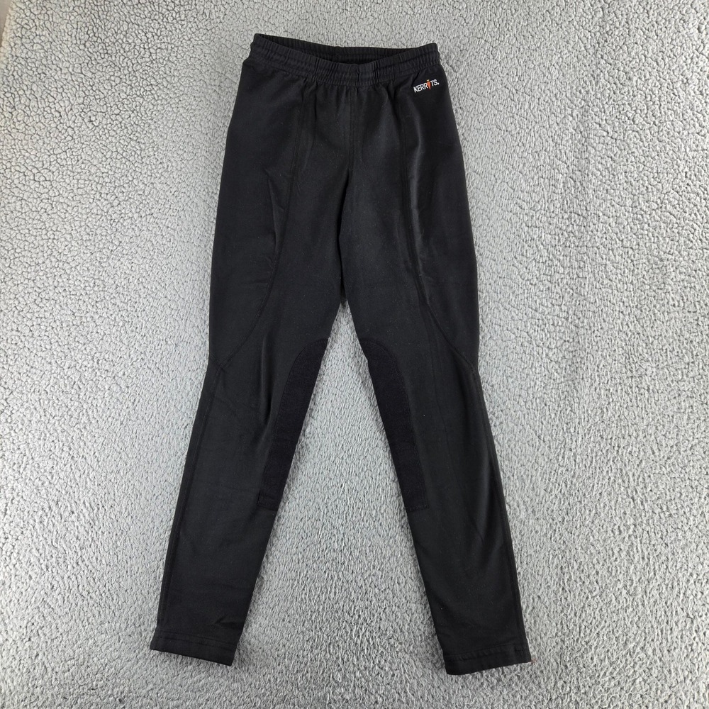Kerrits Performance Equestrian Riding Breeches Tights‎ Youth Kids Large Black